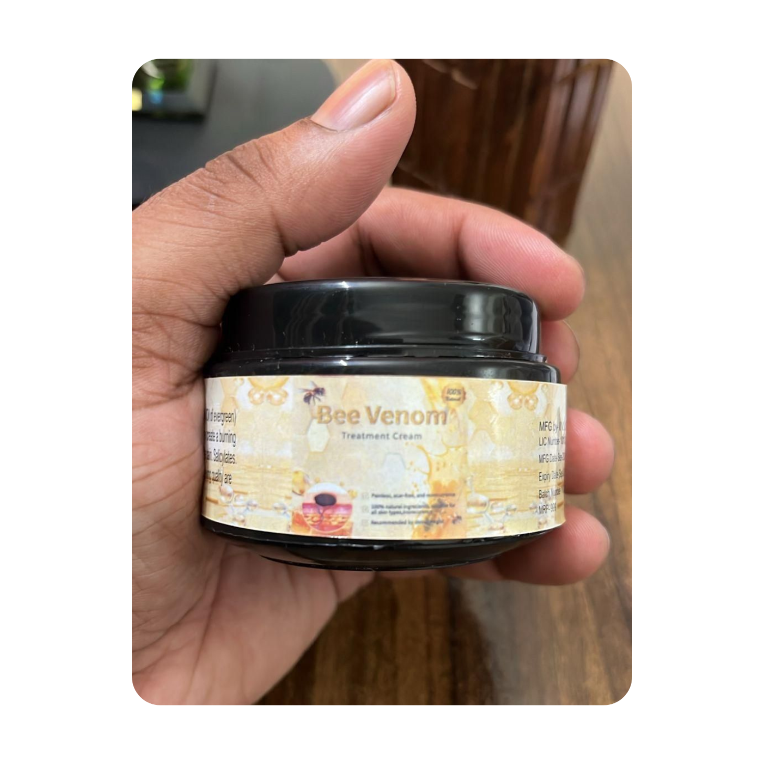 Bee Venom Skin Treatment Cream 100g (Pack of 2)