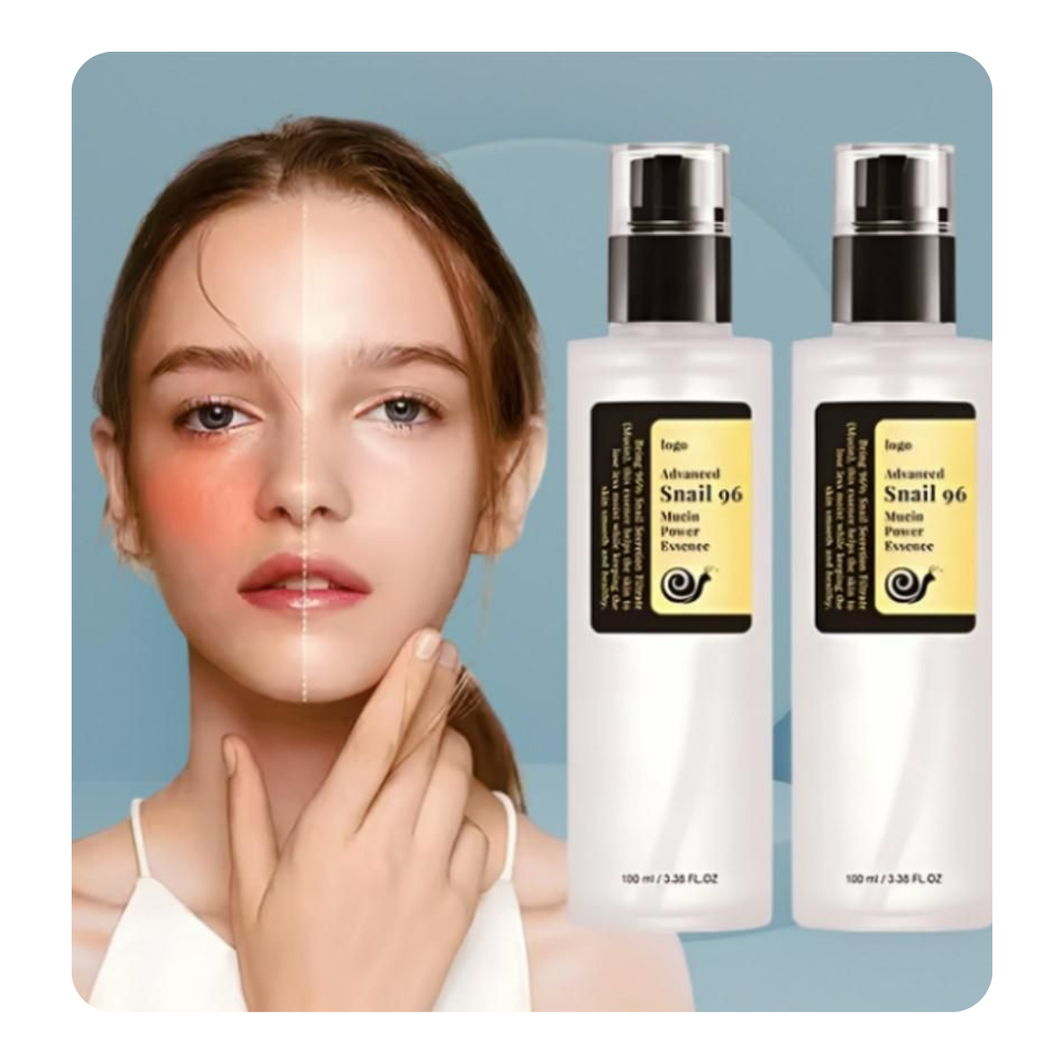 Snail 96 Mucin Power Essence 100 Ml Each  Pack of 2
